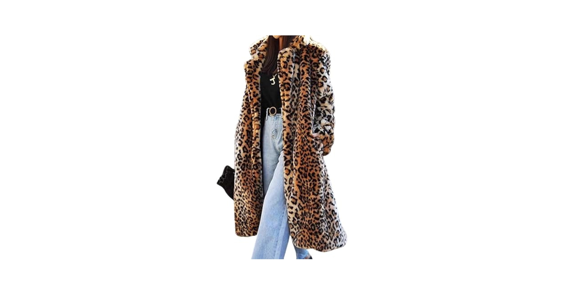 【fenon】 leopard long trench coat fenon】 leopard long trench coat Mathilda Trench Long